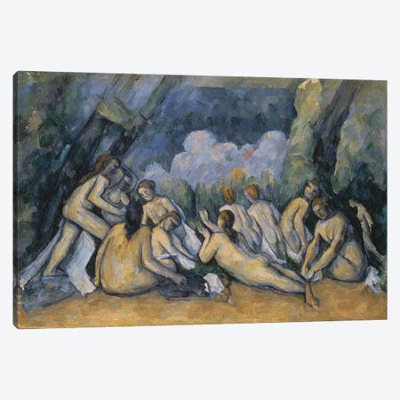 The Large Bathers, c.1900-05  Canvas Print #BMN9731} by Paul Cezanne Canvas Print