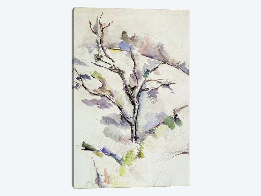 The Oak  by Paul Cezanne 1-piece Canvas Art