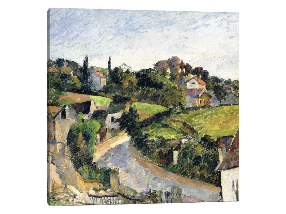 The Winding Road, c.1877 Art Print by Paul Cezanne