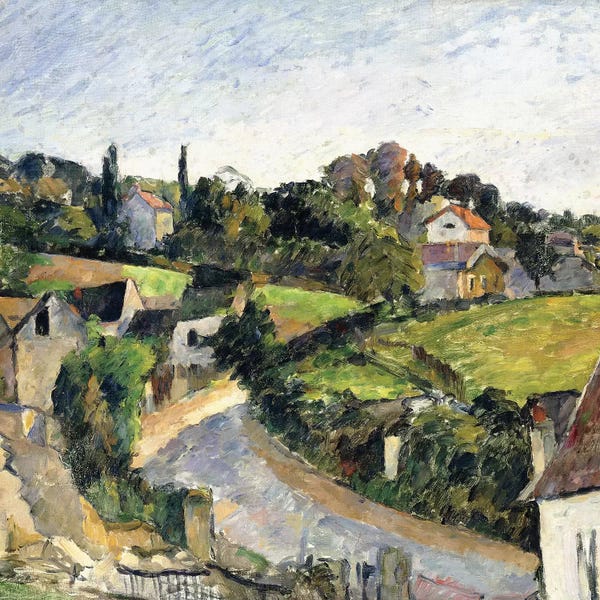 Post-Impressionism: The Winding Road, c.1877  by Paul Cezanne