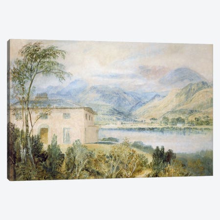 Tent Lodge, by Coniston Water, 1818,  Canvas Print #BMN973} by J.M.W. Turner Canvas Artwork
