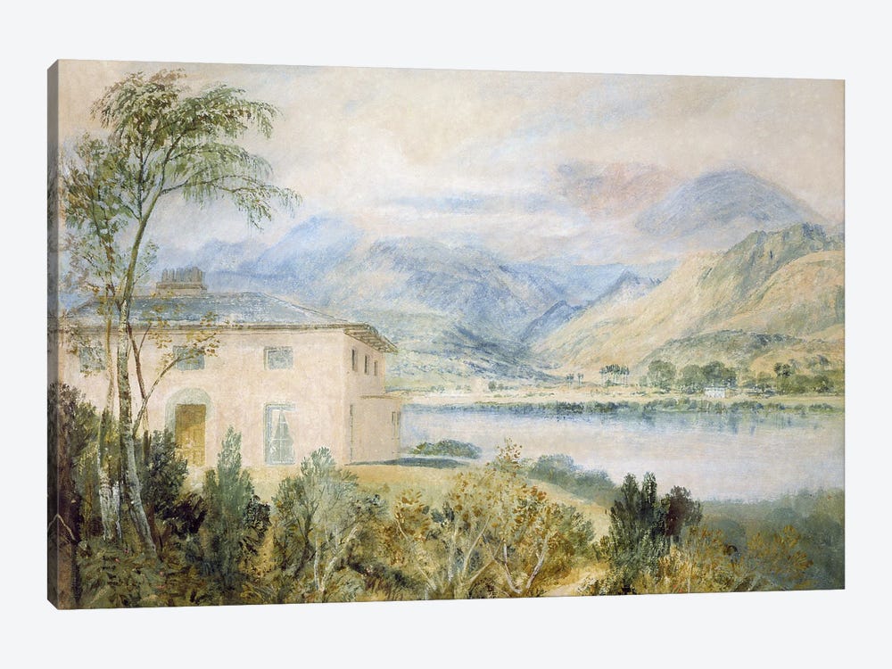 Tent Lodge, by Coniston Water, 1818,  by J.M.W. Turner 1-piece Canvas Print