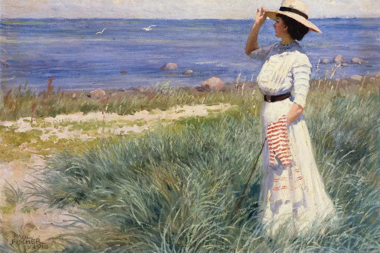Looking out to Sea, 1910  by Paul Fischer wall art