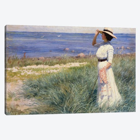 Looking out to Sea, 1910  Canvas Print #BMN9747} by Paul Fischer Art Print