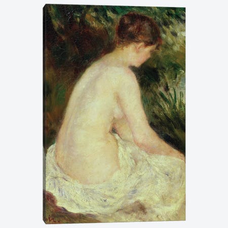 Bather, 1879  Canvas Print #BMN9756} by Pierre-Auguste Renoir Canvas Art