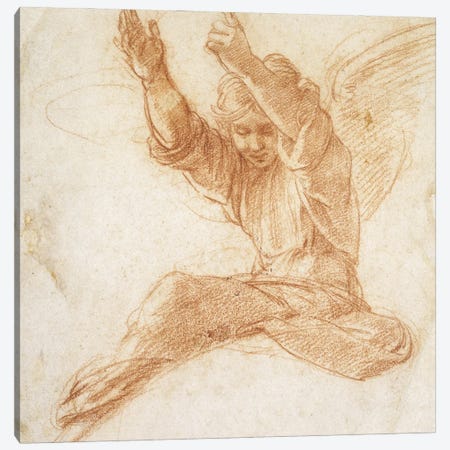 An Angel  Canvas Print #BMN9764} by Raphael Canvas Art Print