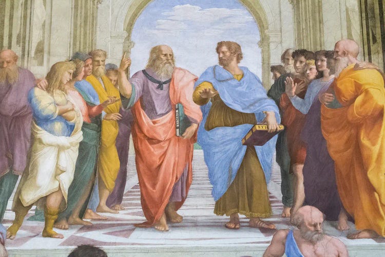 plato and socrates painting