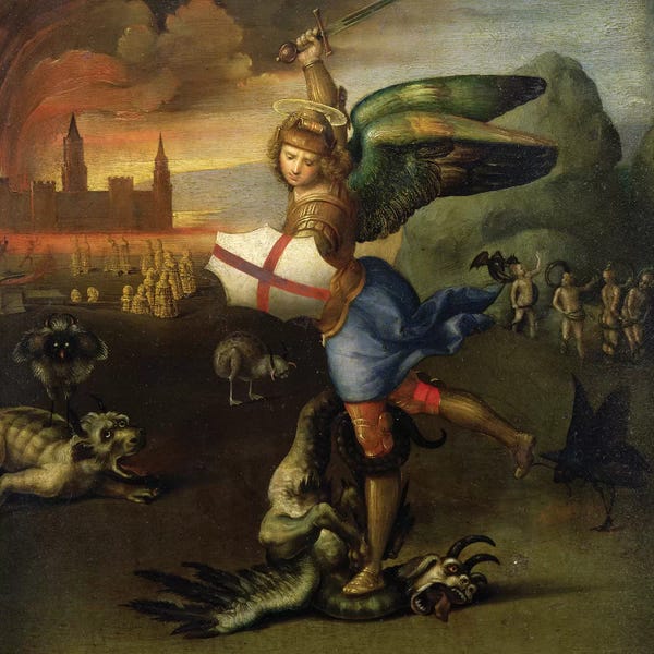 Christianity: St. Michael, c.1503-05   by Raphael