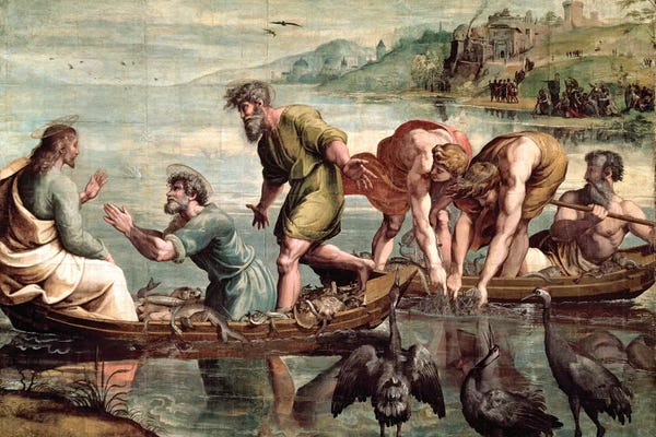 Raphael: The Miraculous Draught of Fishes   by Raphael