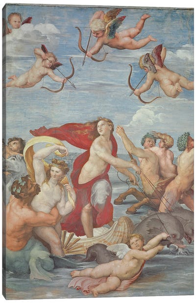 The Triumph of Galatea, 1513-14  Canvas Art Print