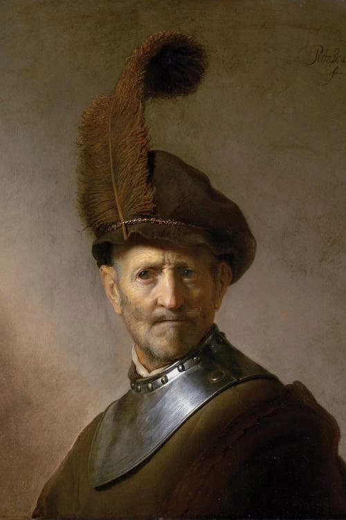 An Old Man in Military Costume , c.1630  by Rembrandt van Rijn wall art