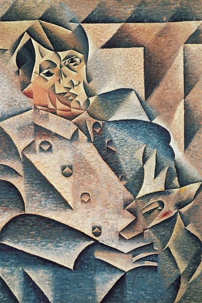 Portrait Of Pablo Picasso By Juan Gris