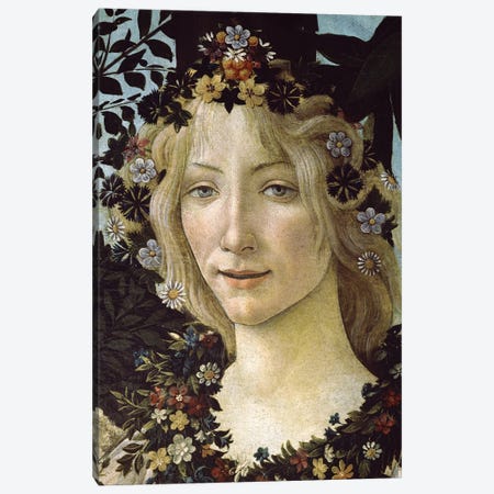 Primavera, c.1478,  Canvas Print #BMN9804} by Sandro Botticelli Canvas Wall Art
