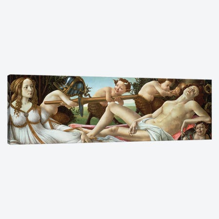 Venus and Mars, c.1485  Canvas Print #BMN9809} by Sandro Botticelli Canvas Print