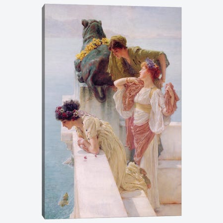 A Coign of Vantage, 1895  Canvas Print #BMN9810} by Sir Lawrence Alma-Tadema Canvas Wall Art