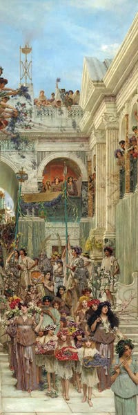 Panoramic Vertical: Spring, 1894  by Sir Lawrence Alma-Tadema