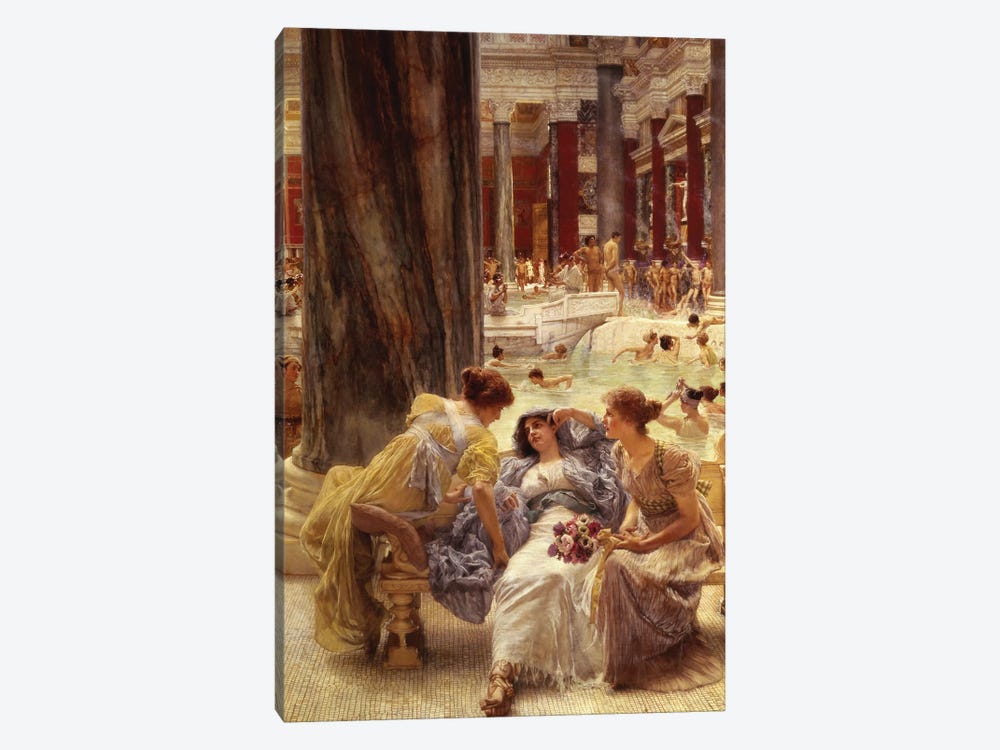 The Baths of Caracalla, 1899  by Sir Lawrence Alma-Tadema 1-piece Canvas Art Print