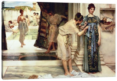 The Frigidarium, 1890  Canvas Art Print - Sir Lawrence Alma-Tadema