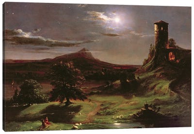 Landscape , c.1833-34  Canvas Art Print