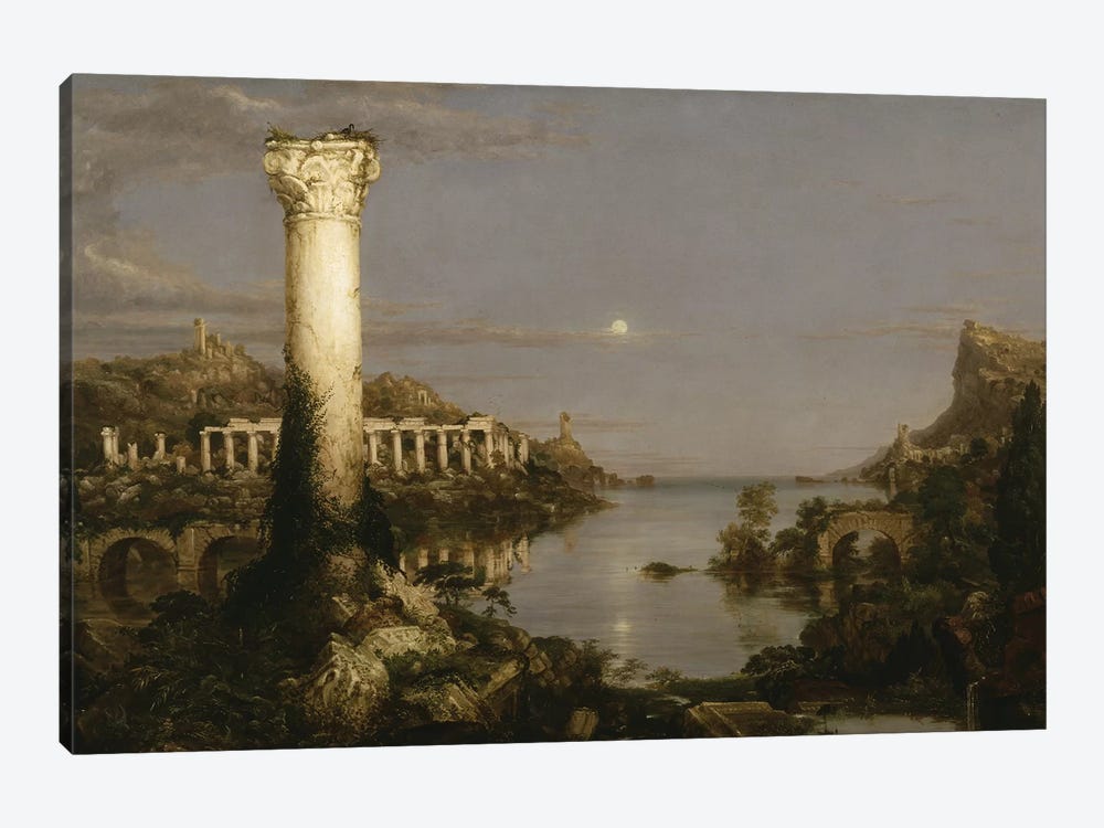 The Course of Empire: Desolation, 1836  by Thomas Cole 1-piece Art Print