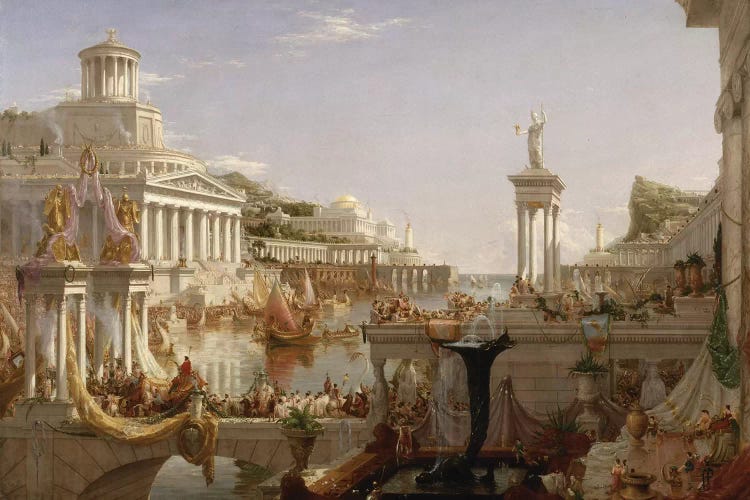 The Course of Empire: The Consummation of the Empire, c.1835-36 