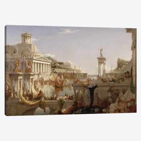 The Course of Empire: The Consummation of the Empire, c.1835-36  Canvas Print #BMN9831} by Thomas Cole Canvas Art