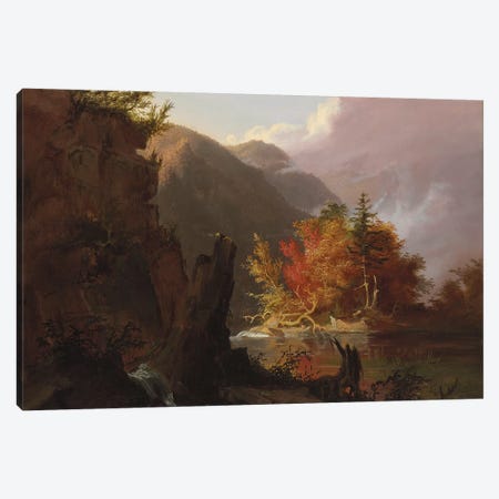 View in Kaaterskill Clove, 1826  Canvas Print #BMN9836} by Thomas Cole Art Print