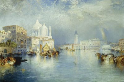 Grand Canal, Venice, 1903  by Thomas Moran metal wall art