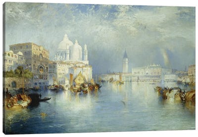 Grand Canal, Venice, 1903  Canvas Art Print - Hudson River School Art