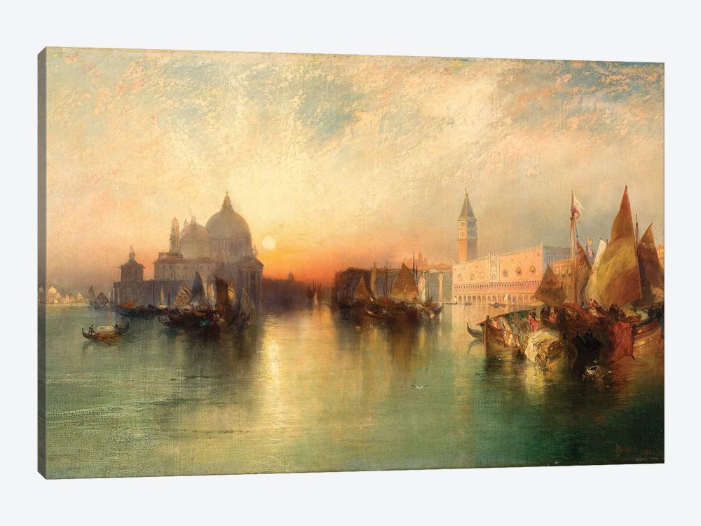 View of Venice, 1895  by Thomas Moran 1-piece Canvas Art Print