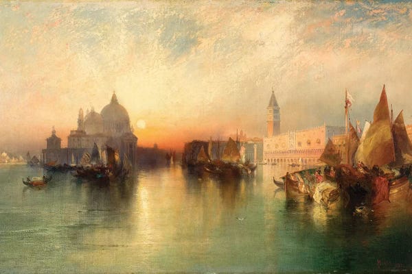 Hudson River School: View of Venice, 1895  by Thomas Moran