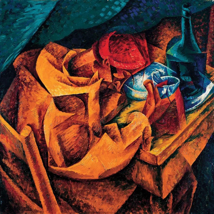 The Drinker, 1914 by Umberto Boccioni wall art