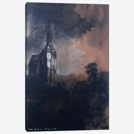 The Castle in the Moonlight  Canvas Print #BMN9861} by Victor Hugo Canvas Print