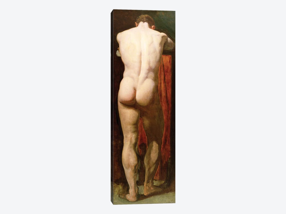 Standing Male Nude  by William Etty 1-piece Canvas Art Print