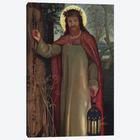 The Light of the World  Canvas Print #BMN9868} by William Holman Hunt Canvas Print