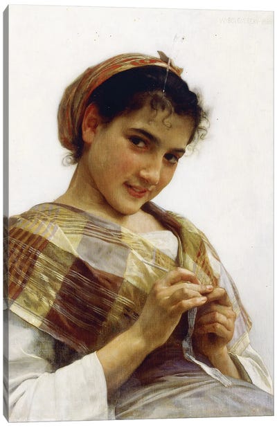 A Breton Girl, 1889  Canvas Art Print