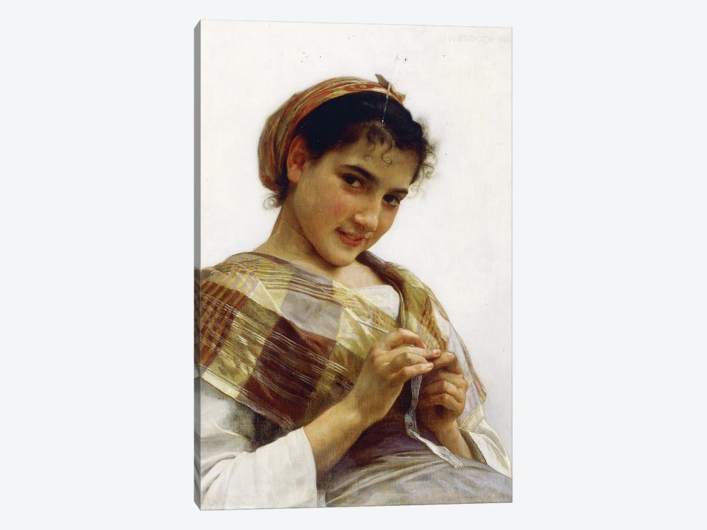A Breton Girl, 1889  1-piece Canvas Art