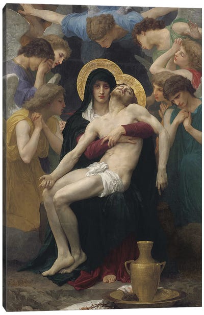 Pieta, 1876  Canvas Art Print - La Pieta Reimagined