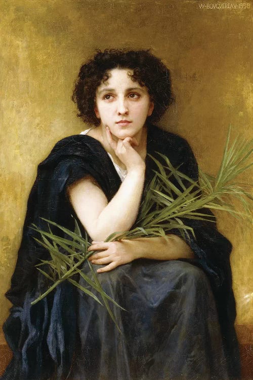 Reflection, 1898  by William-Adolphe Bouguereau wall art