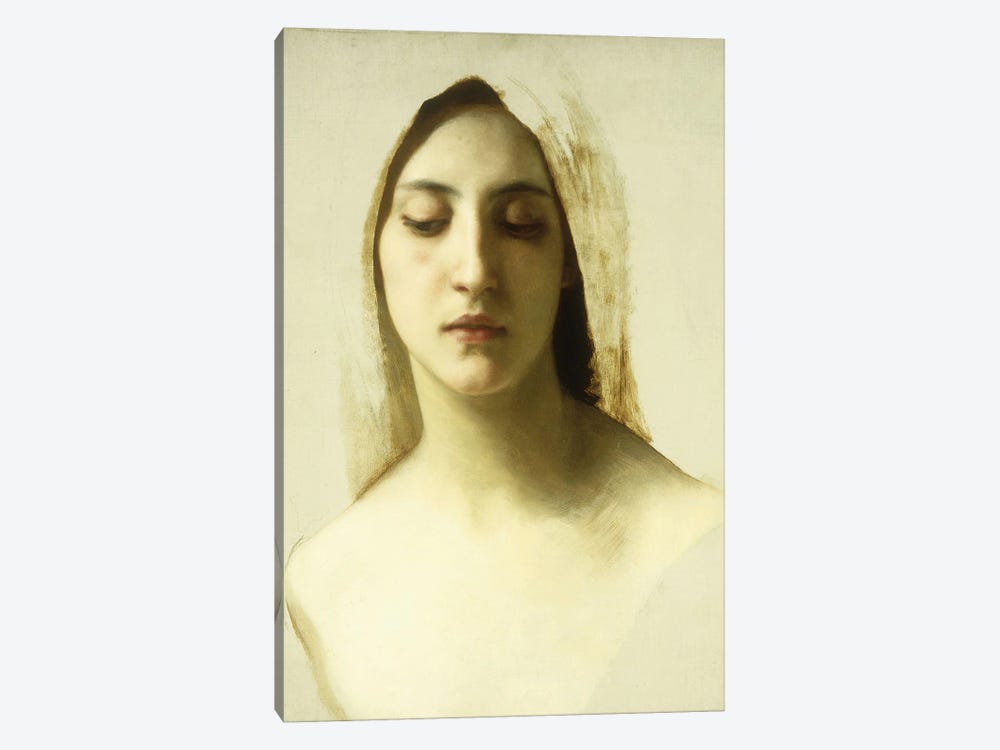 Study for 'La Charite', c.1878  by William-Adolphe Bouguereau 1-piece Canvas Wall Art