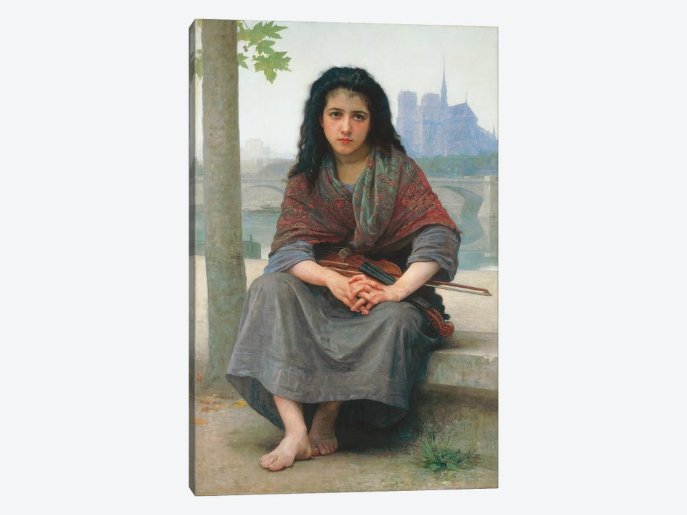 The Bohemian, 1890  by William-Adolphe Bouguereau 1-piece Canvas Print