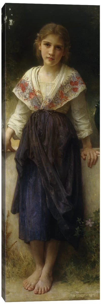 Un Moment de Repos, 1900  Canvas Art Print - William Adolphe Bouguereau