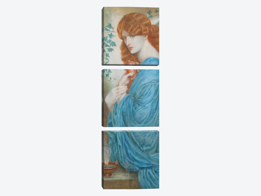 Proserpine after Gabriel Dante Rossetti, c.1890 3-piece Canvas Wall Art