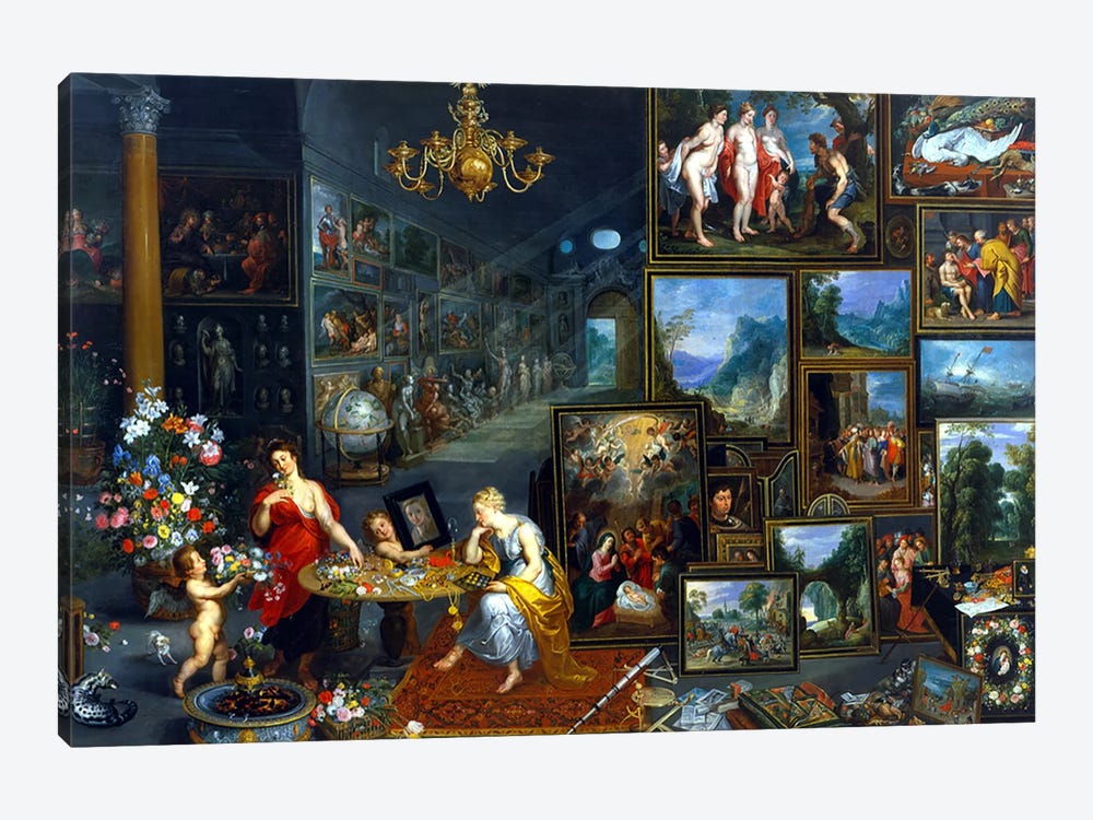 Sight and Smell  by Jan Brueghel the Elder 1-piece Canvas Art Print