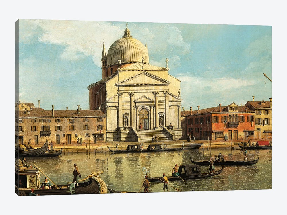 Churches of Redeemer and St James, Venice, 1-piece Canvas Art