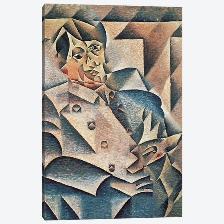 Portrait of Pablo Picasso, 1912 (oil on canvas) Canvas Print #BMN98} by Juan Gris Canvas Art Print