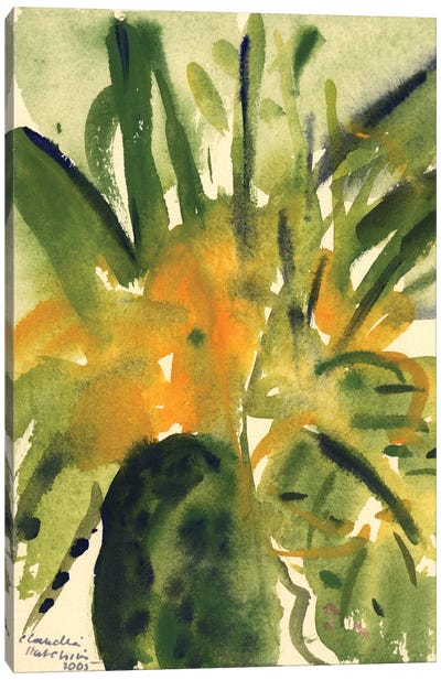 Primroses, 2005  Canvas Art Print