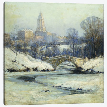 Central Park,  Canvas Print #BMN9927} by Colin Campbell Cooper Canvas Print
