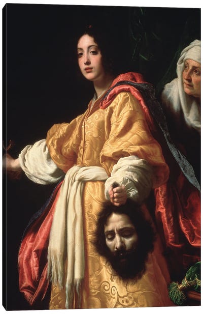 Judith and the Head of Holofernes Canvas Art Print