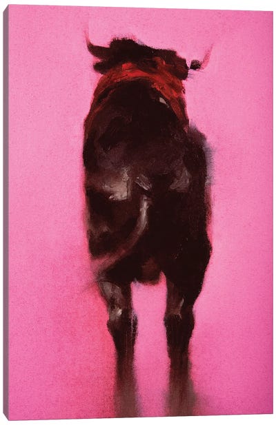 Bull, detail   Canvas Art Print